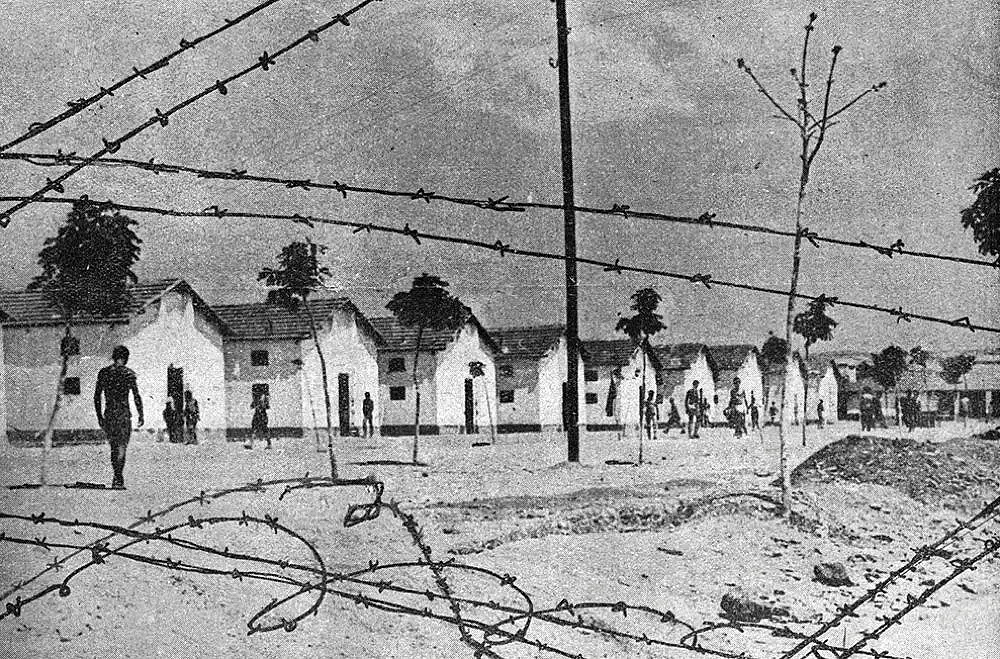 The Miranda de Ebro concentration camp (Public domain).