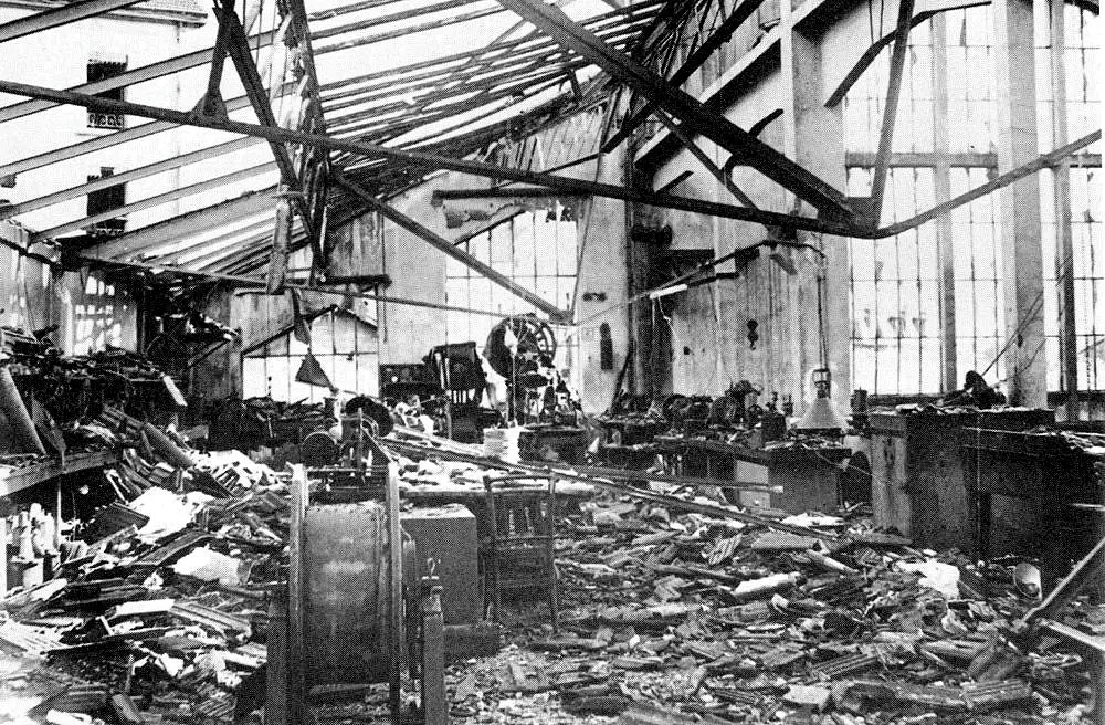 November 1943 — Resistance fighters blow up part of the Polygone artillery park in Grenoble (Grenoble 40-44, Pierre Giolitto, published by Perrin).