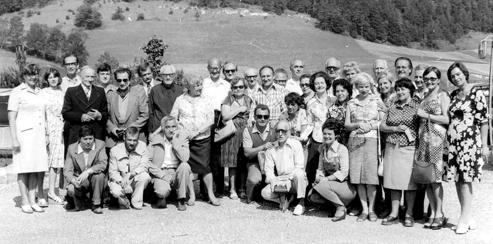 In Vassieux, around Waclaw Godleswski and Marcel Malbos, the Villardians who came from Poland for this first major reunion.