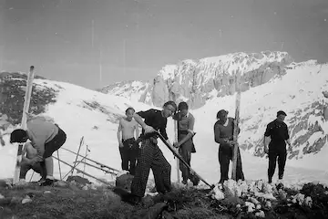 Marcel and Denise Malbos photo collection — Cyprian Norwid Polish High School, Villard-de-Lans